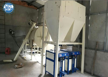 Vida de servicio larga del mini de la mezcla seca de la planta 18kw buen funcionamiento horizontal del poder