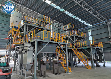 Cadena de producción seca del mortero del aislamiento térmico por completo color modificado para requisitos particulares automático