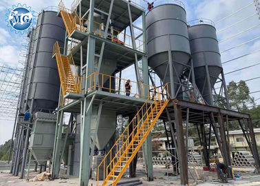 10 - Planta de procesamiento por lotes por lotes de mortero del control del PLC 30T/H del mezclador del mortero seco seco de la máquina
