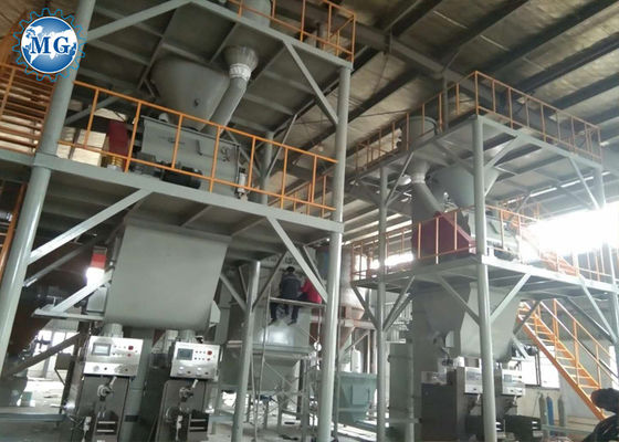 Cadena de producción seca del mortero del PLC