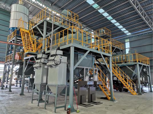 planta de la mezcla de los 9M Automatic Dry Mortar para la línea adhesiva de la máquina de la teja