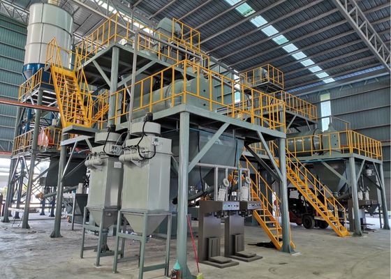 Mezcla seca automática completa de la máquina del mortero de 100KW 30T/H