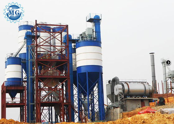 PLC 10T/H que enyesa la cadena de producción seca del mortero procesamiento por lotes por lotes automático de 80KW