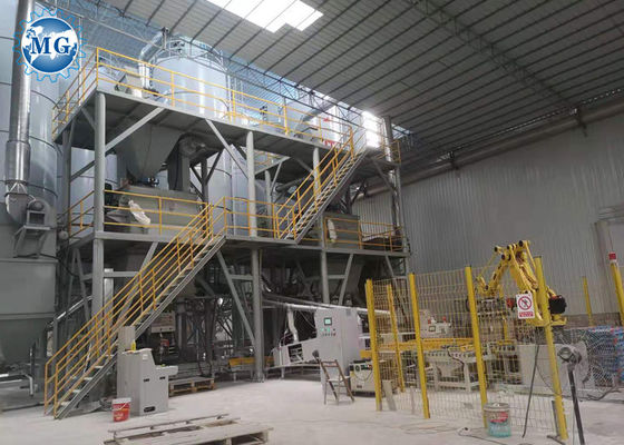 Cadena de producción seca automática completa del mortero 30T/H máquinas secas del mortero para la lechada de la teja