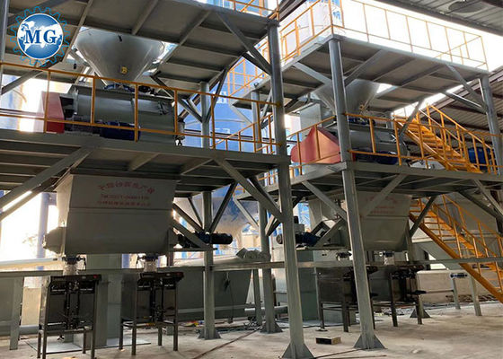 Mezcladora de alimentación automática del mortero seco 30T/H para la fabricación del pegamento de la teja