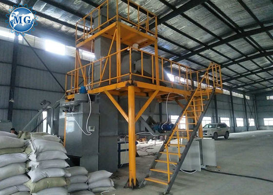 Altura adhesiva de la planta 8T/H los 8m del mortero de la mezcla seca de la masilla de la teja gemela del eje