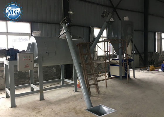 Cadena de producción seca del mortero 2-4T/H con la empaquetadora de la válvula automática