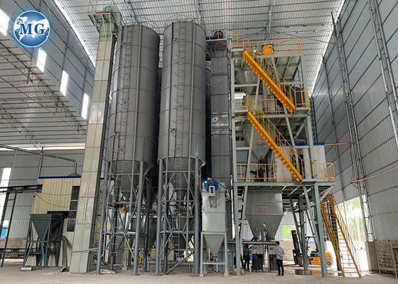 10-20 masilla automática de la pared de la planta del mortero de la mezcla seca de la t/h que hace la máquina