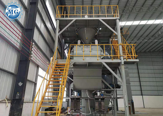 Cadena de producción seca del mortero del control informático 10-25T/H capa de la leche desnatada que hace la máquina