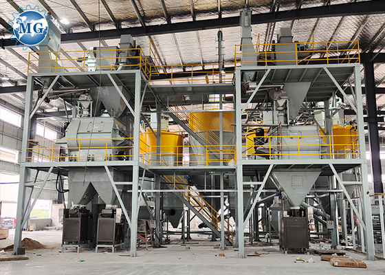 Equipo seco de la mezcla de la planta del mortero del cemento automático lleno de la arena de 120KW 10-30T/H